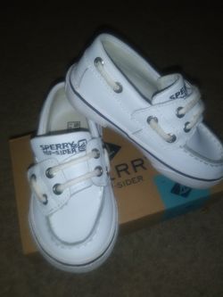 Little boy Sperrys