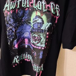 Awful lot of cough syrup shirt black L