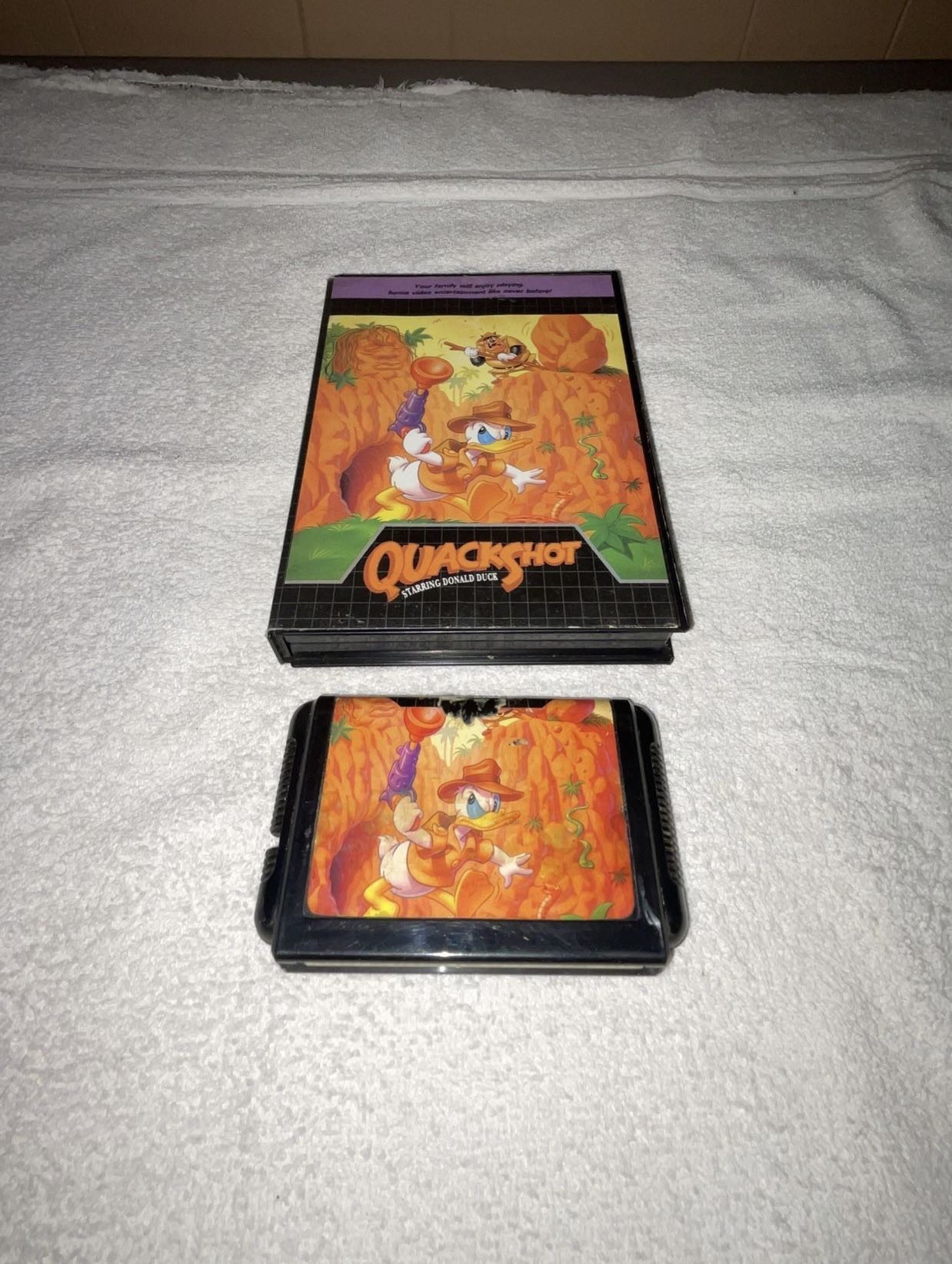 Quackshot: Starring Donald Duck (Sega Genesis Mega Drive 1991) - Tested/Working