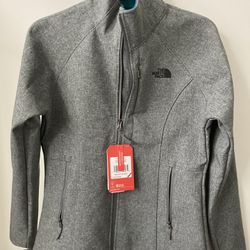 New with Tag Women’s North Face Apex Bionic Jacket- Heather Gray- Small