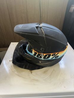 Motorcycle Helmet $40 Size L