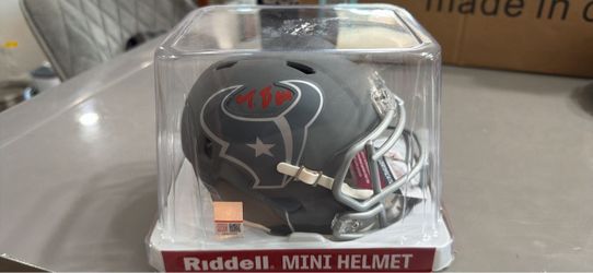 Houston Texans Tank Drll mini autographed helmet.