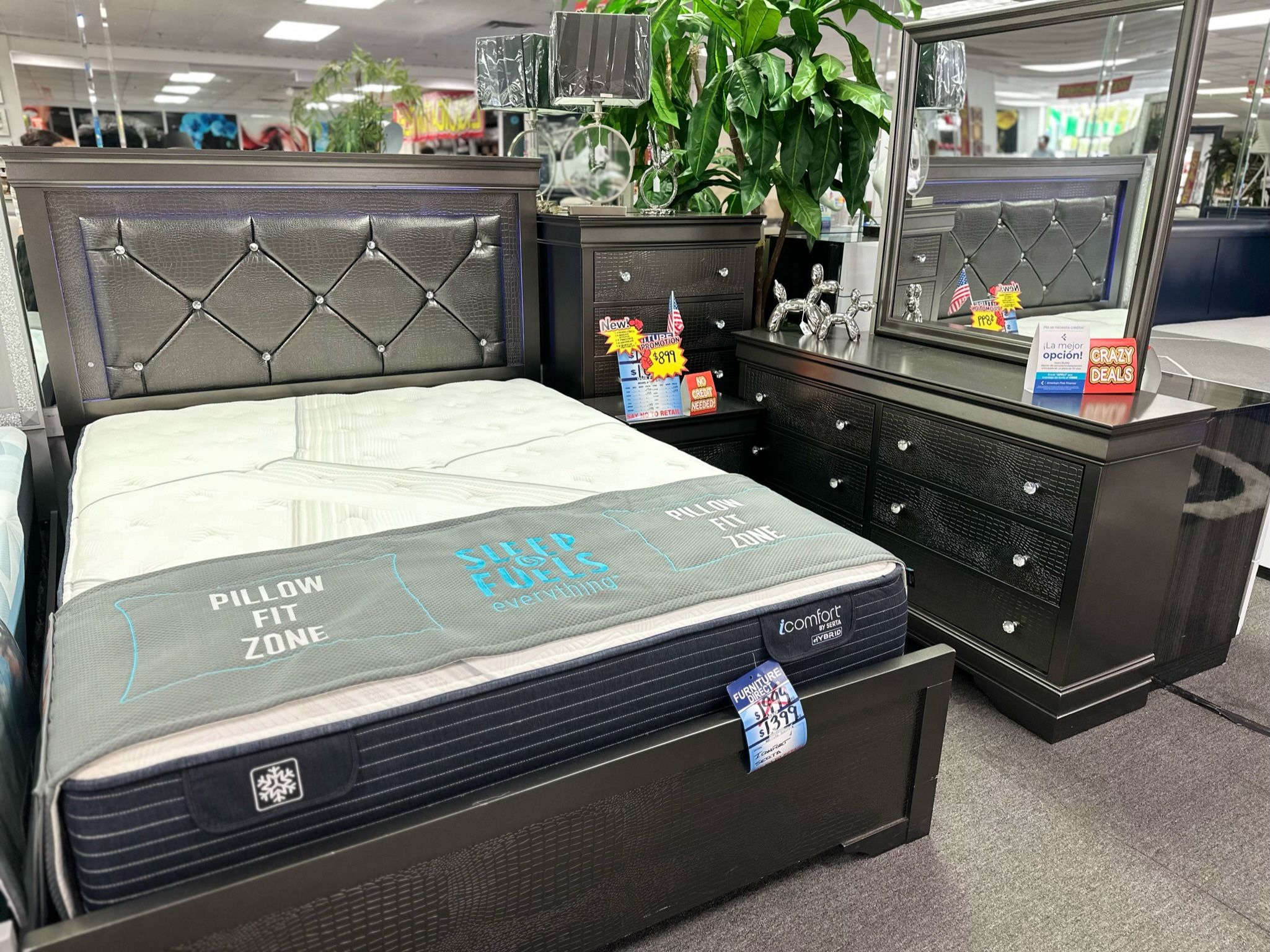 💥Gorgeous 5PC LED Bedroom Furniture Set 💥LABOR DAY SALE ‼️NOW ONLY @ $599‼️(DON'T MISS OUT)