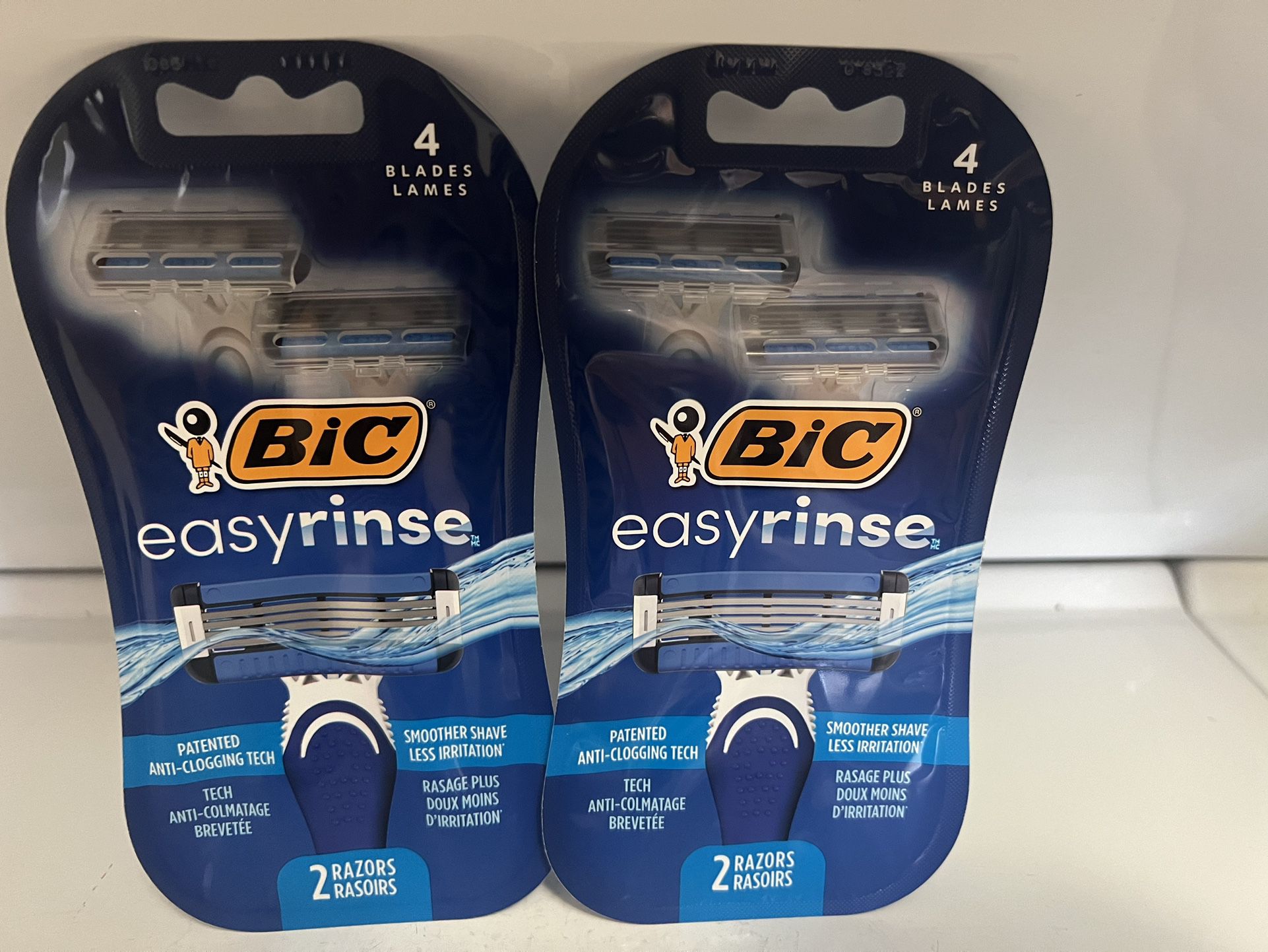 Bic easyrinse Disposable razor 2 for $8