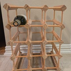 Wood Wine Rack- 15 Bottles