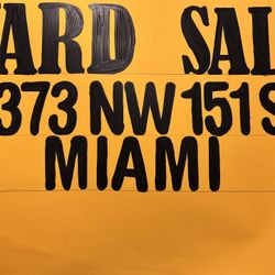 YARD SALE HUGE