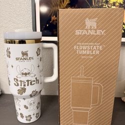 Stanley 40oz Tumbler Cup Disney Stitch Theme, Brand New