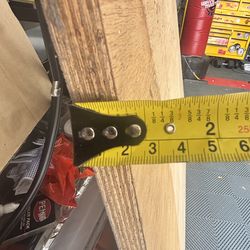 5/8 inch thick marine laminated plywood.