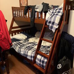 Full And Twin Bunk Bed 