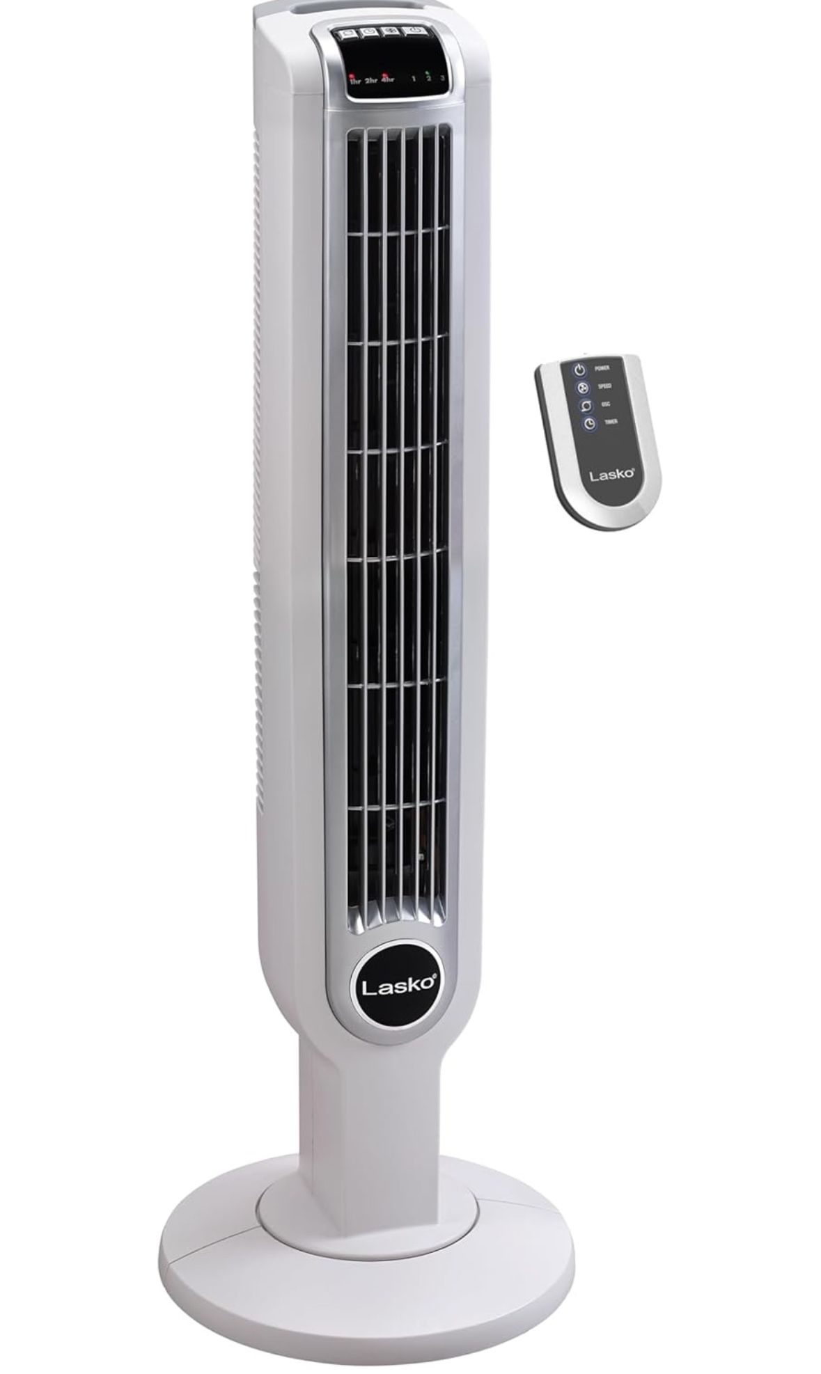 Lasko Oscillating Tower Fan without Remote Control Used