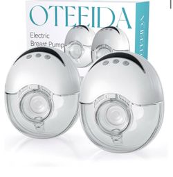 Electric breast pumps