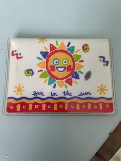 Vintage Sanrio Fun In The Sun Card Holder 1993