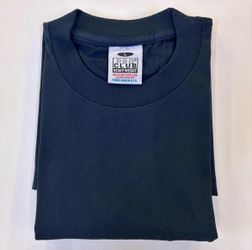 Large Navy Blue Heavyweight Pro Club T-shirt