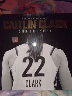 Caitlin Clark Chronicled book (minor flaws)