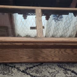 Wood Tables Glass Tops