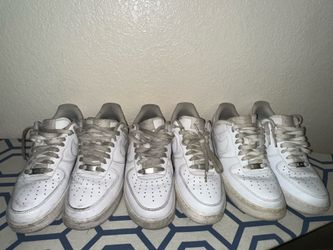 Nike white AF1 ‘07  US 8