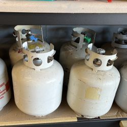 Ten - 20lb. LP Tanks 