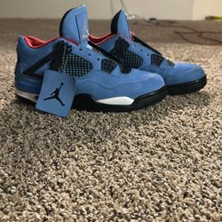 Jordan 4 Cactus Baby Blue Travis Scott 