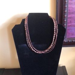 Multi Strand Beaded Necklace
