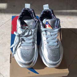Champion  Silver Athletic Shoes US 4 EUR 36