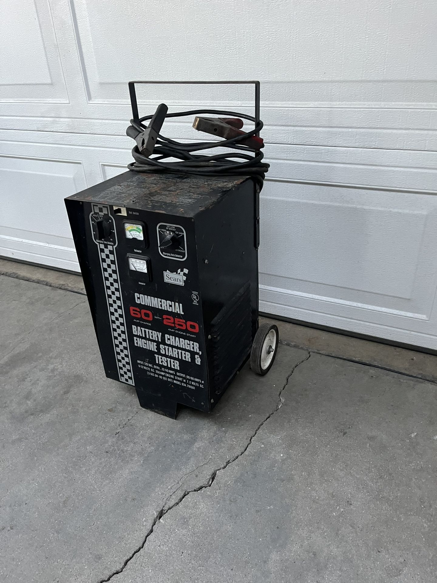 Sears Commercial Battery Charger/engine Starter