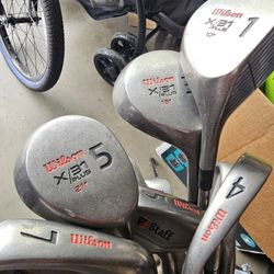 Wilson Staff Ultra 45 Golf Clubs And Small Bag