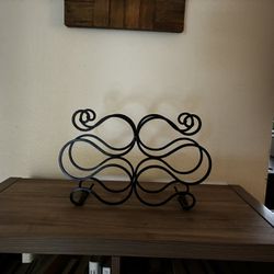 Metal Wine Bottle Rack 