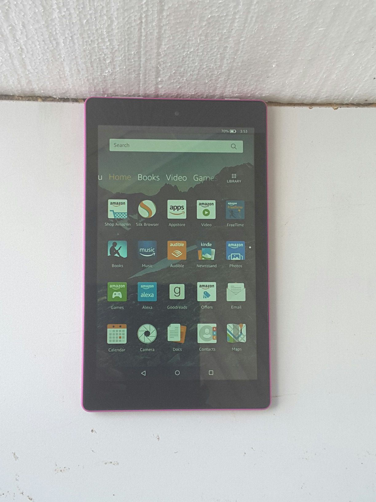 Tablet amazon Kindle fire HD 8 6th generation model PR53DC 12GB