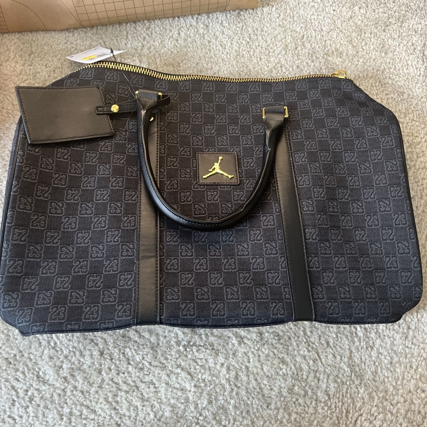 Jordan Monogram Duffle Bag Black Men's - SS23 - US