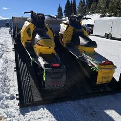 Two ski -Doo and Trailer Ready- to-go package--load up and ride - $5.500 (Golden)