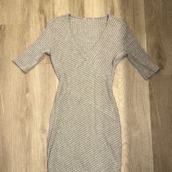Grey BodyCon Dress 