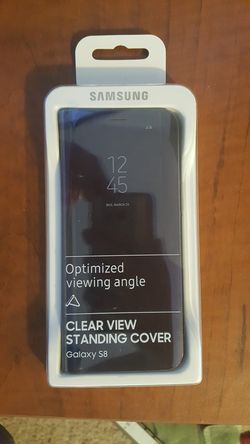 SAMSUNG Galaxy S8 Case CLEAR VIEW STANDING COVER for Sale in Plano