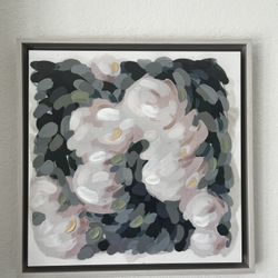 Abstract floral painting