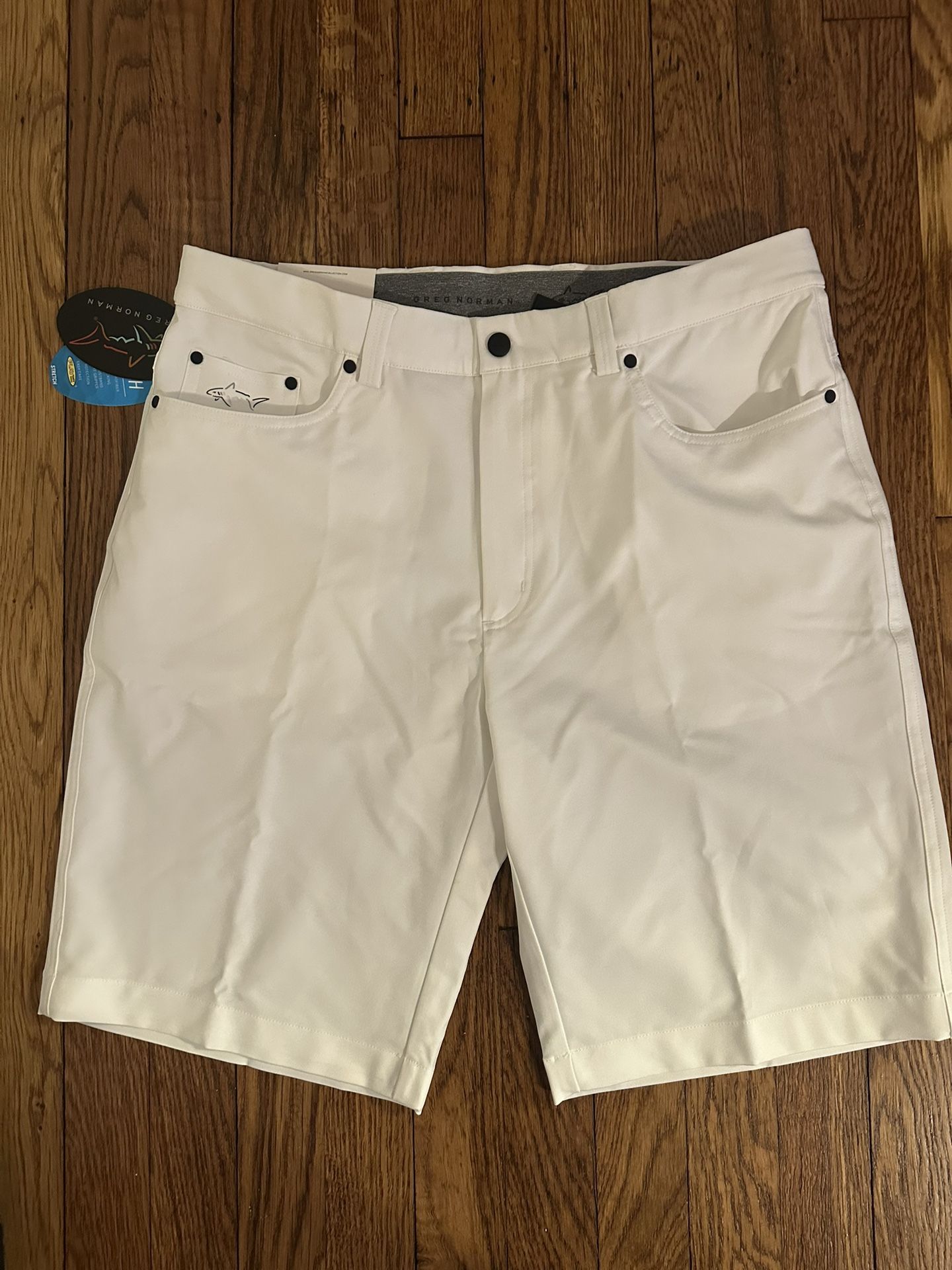 Brand New White Golf Shorts