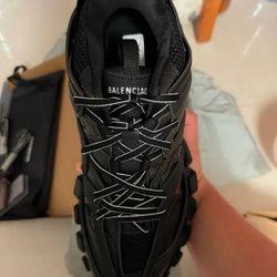Black balenciaga track led 