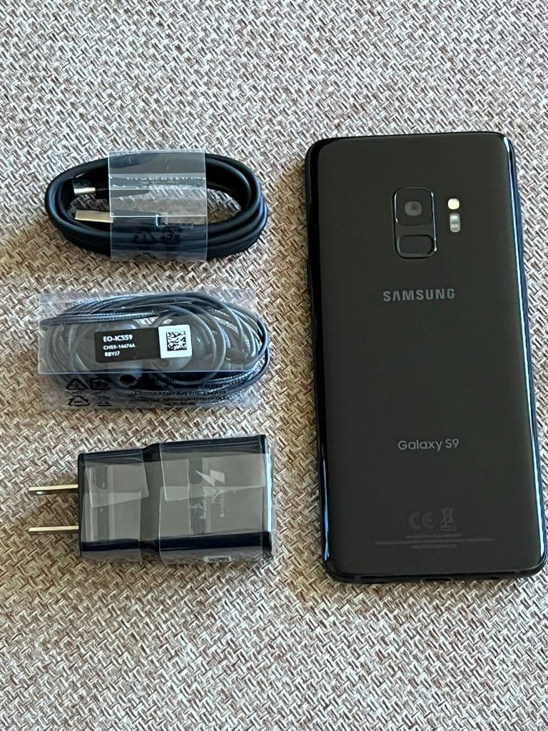 Samsung Galaxy S9  , Factory Unlocked,  Excellent Condition 