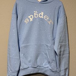 Blue Vvs Rhinestone Hoodie 