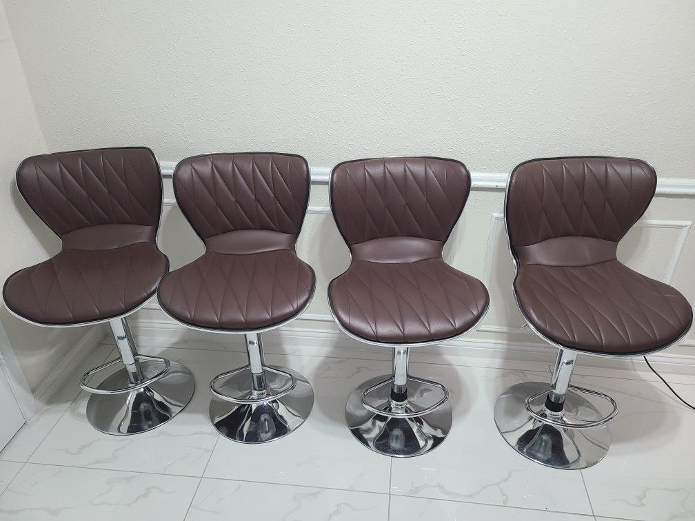 Set De 4 Bar Stools 