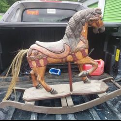 Antique Ride On Horse