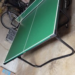 Ping pong table.