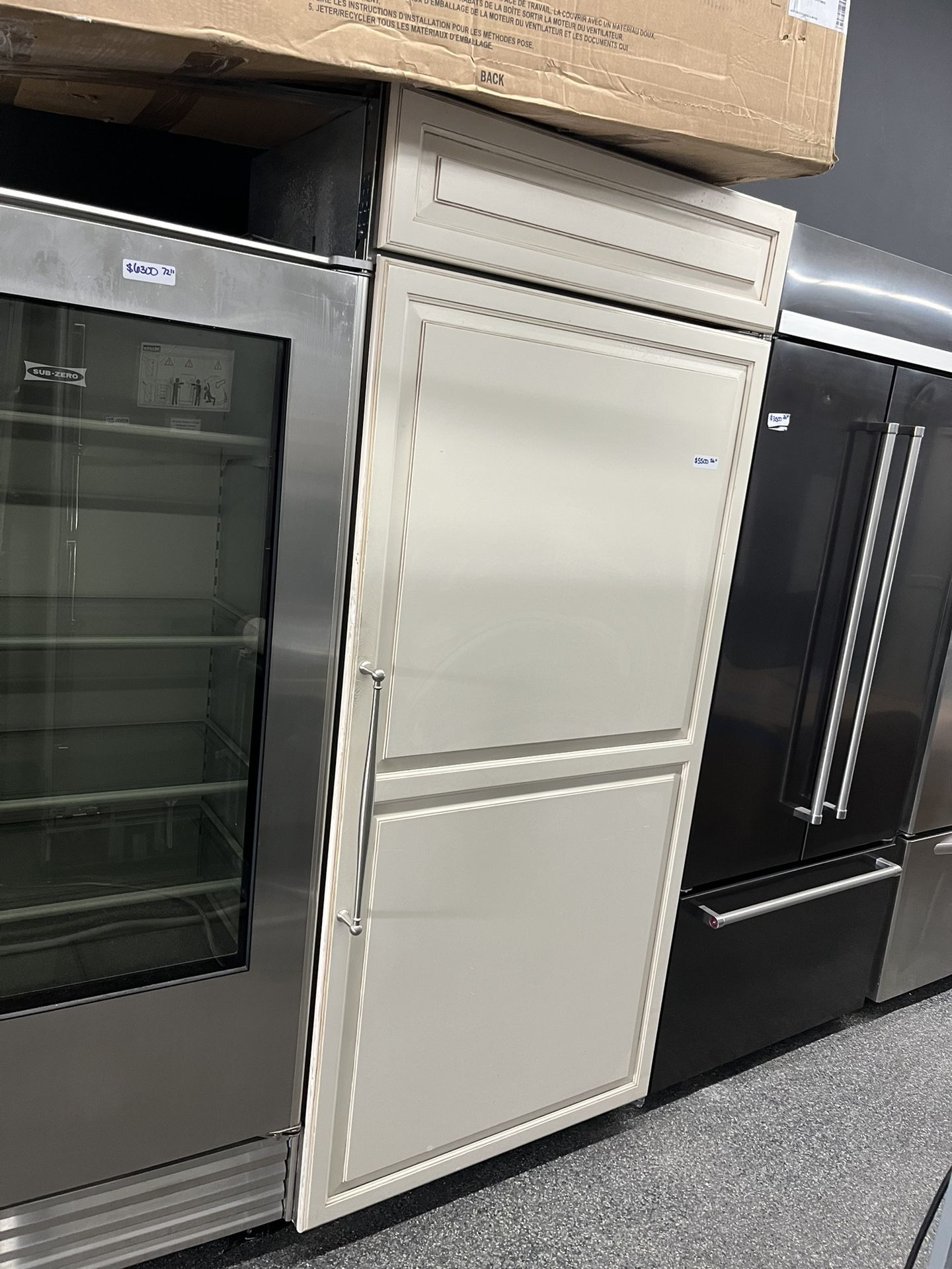 Sub Zero Panel Ready Built In 36” Fridge Column