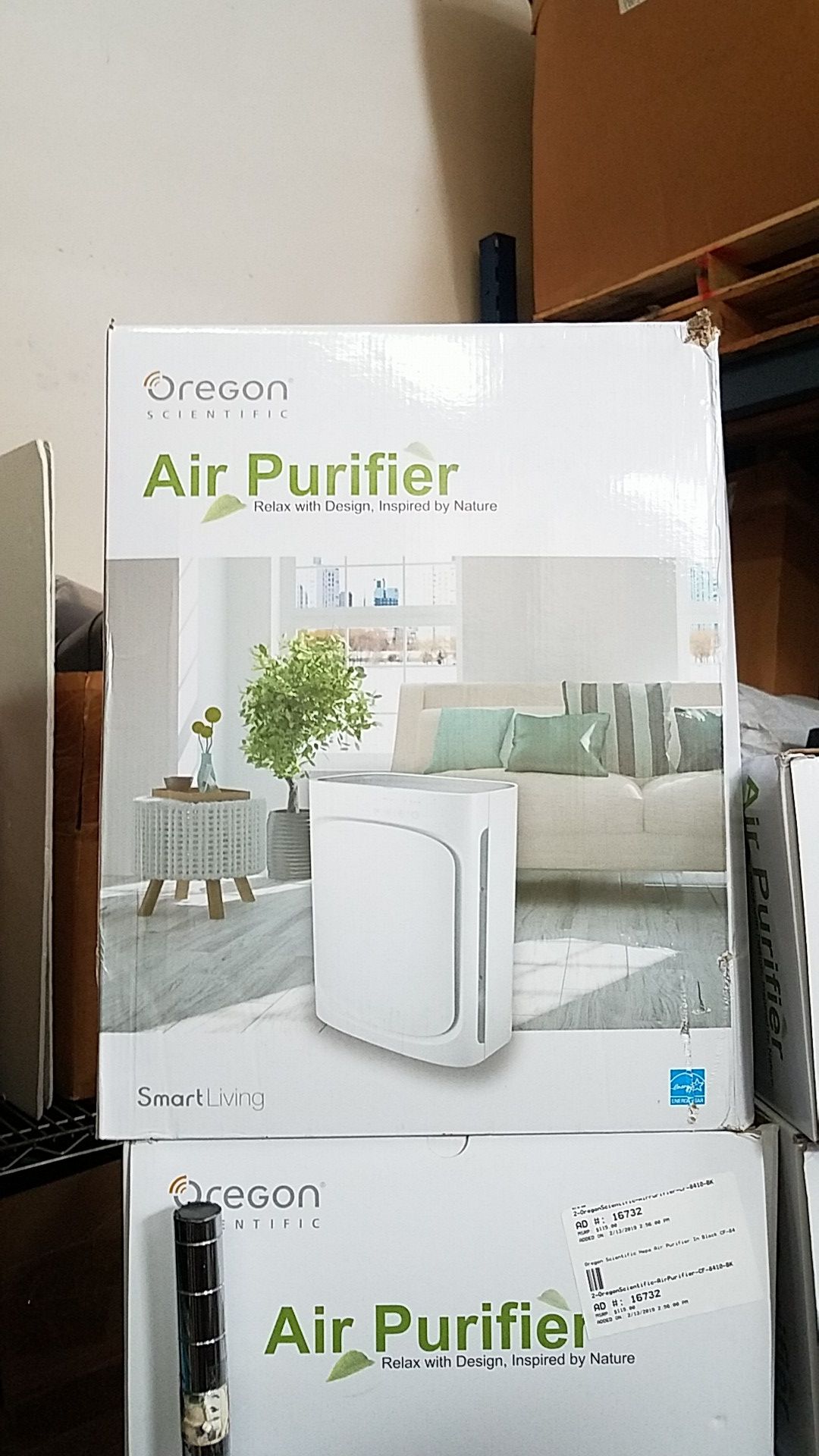 Oregon scientific air purifier (black)