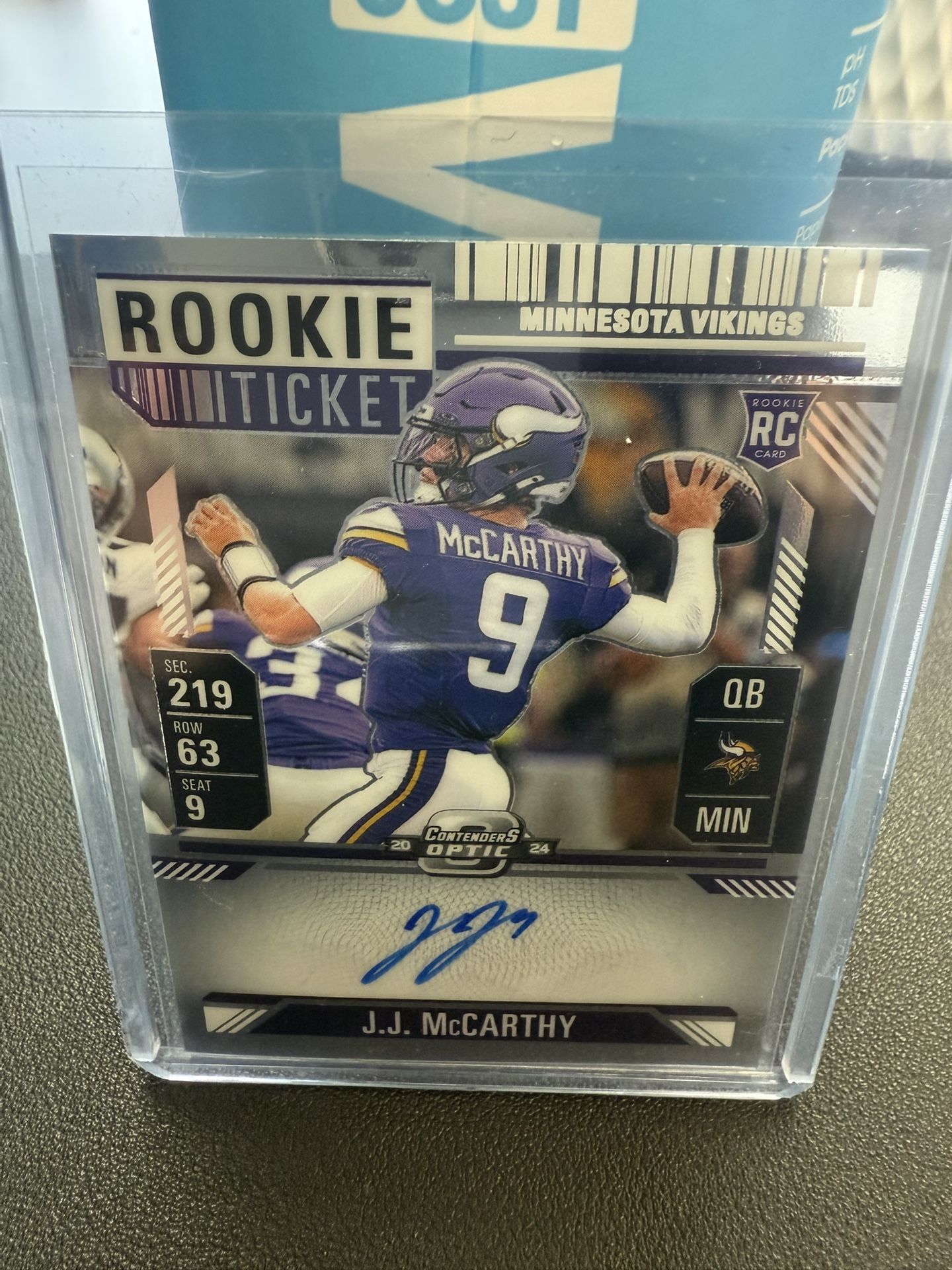 Optic On Card Auto J.J Mc Carthy