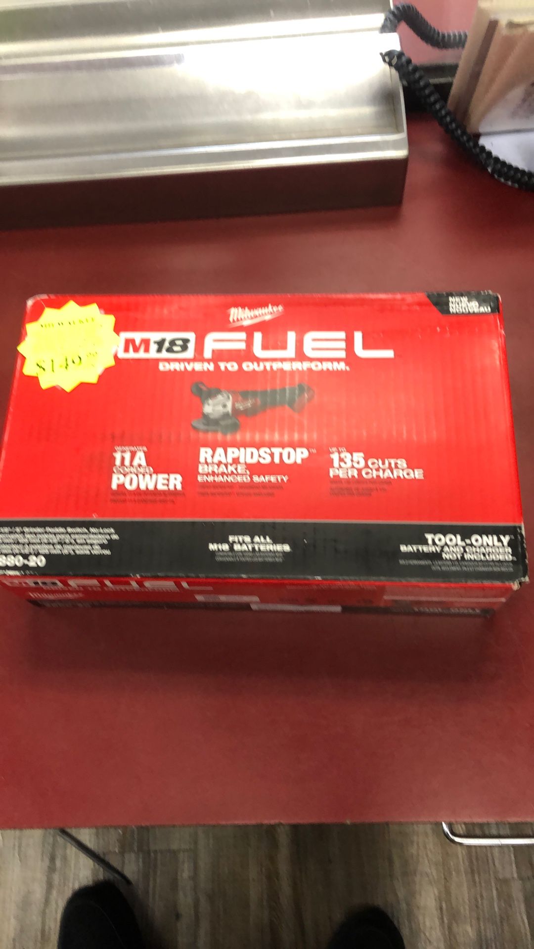 96091 Milwaukee 2880-30 Grinder Like New In Box 586546