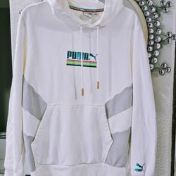 White Puma Hoodie 