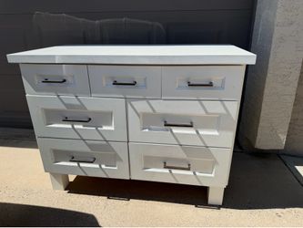 White dresser