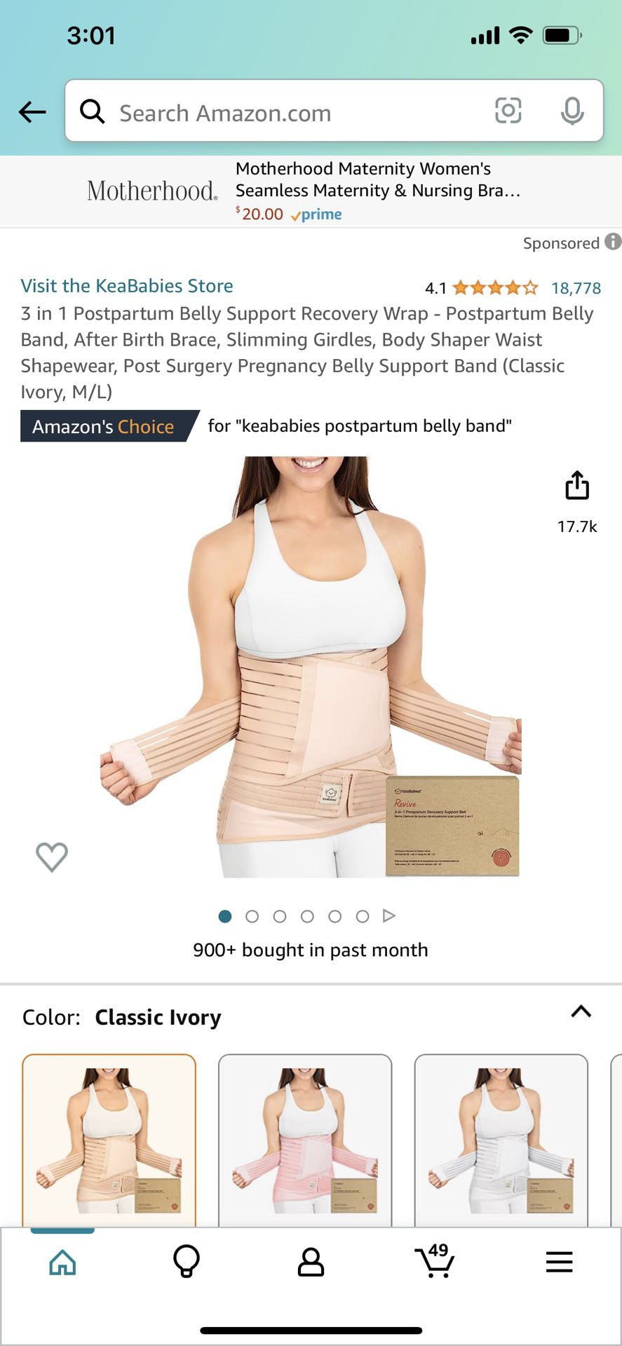 Revive 3-in-1 Postpartum Recovery Support Belt for Sale in Sacramento, CA -  OfferUp