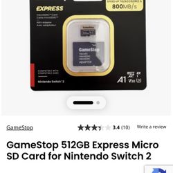 GameStop 512GB Express Micro SD Card for Nintendo Switch