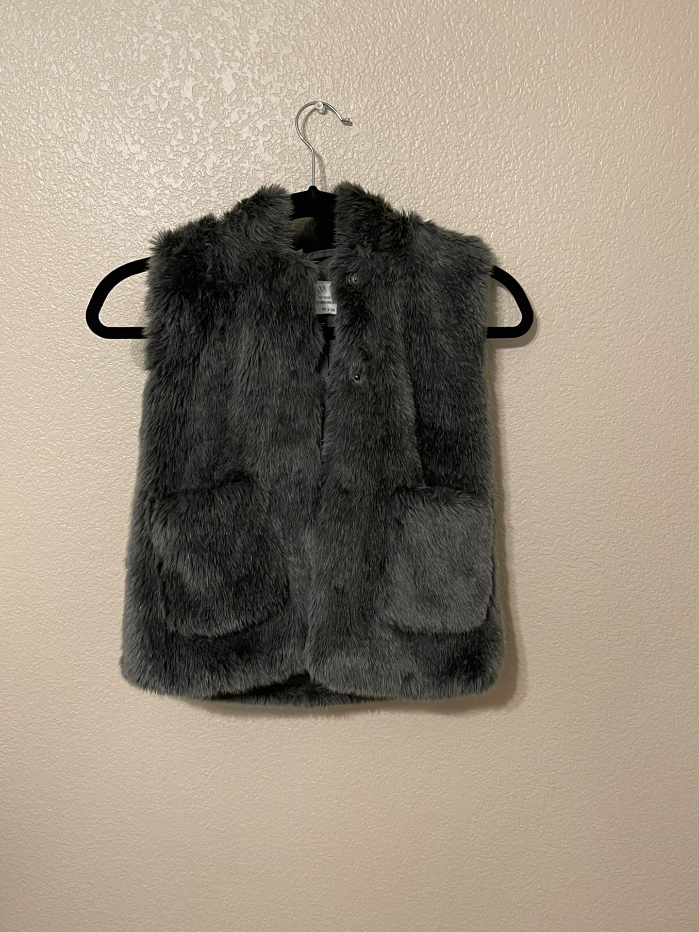 Zara Faux Fur Vest 