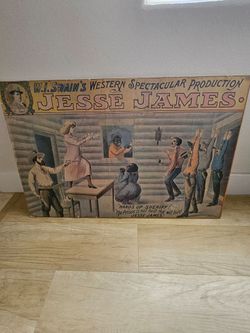 W.I. Swain's Jesse James Western Show Poster